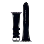 Black Buttero Leather Watch Straps, Premium Handmade Leather